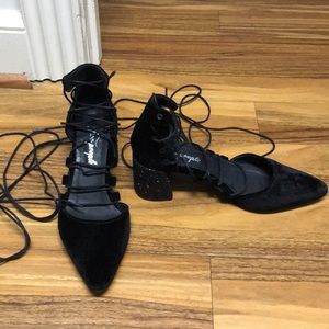 Free people black heels